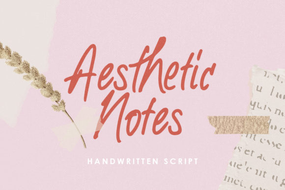 Aesthetic Notes: The Handwritten Font That Elevates Brand Identity