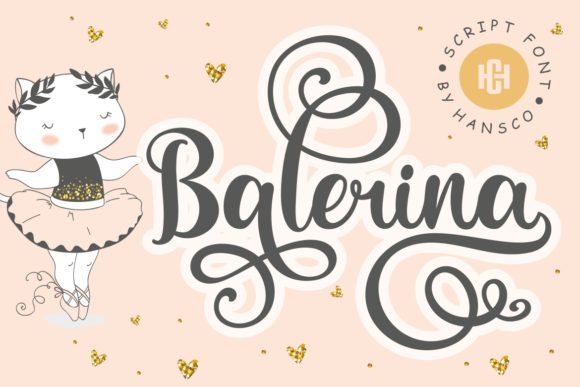 Balerina: A Handwritten Font for Makers