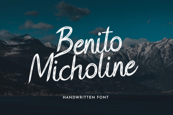 Benito Micholine: A Cursive Typeface for Editorial Grace