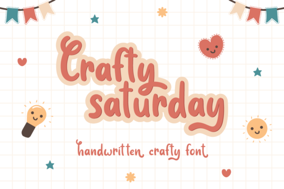 Crafty Saturday: A Dainty Handwritten Font for Editorial Design