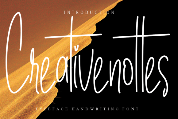 Creativenottes: A Dainty Handwritten Font for Editorial Design