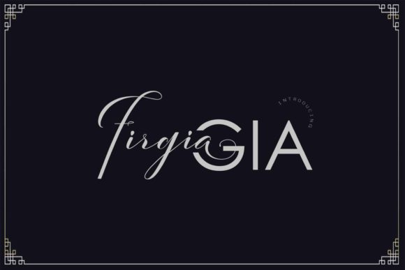 FirgiaGIA: A Modern Handwritten Font for Web Design