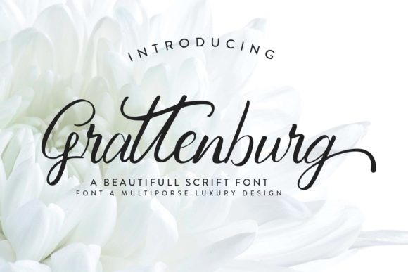 Grattenburg: A Timeless Script Font for Editorial Design