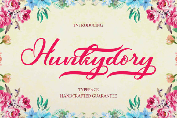 Hunkydory: A Handwritten Typeface for Editorial Design