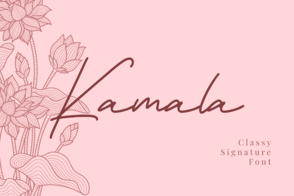 Kamala Font: Elevating Web Design with Elegant Script