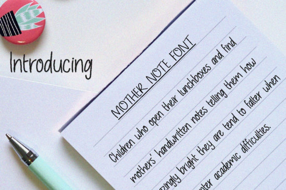 Mother Note: The Handwritten Font That Elevates Campaigns