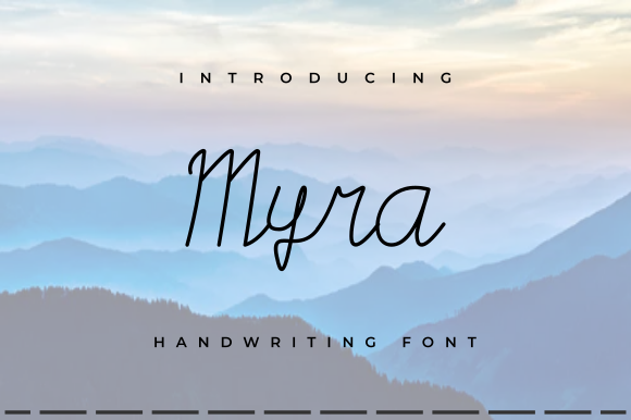Myra: The Elegant Handwriting Font for Crafters