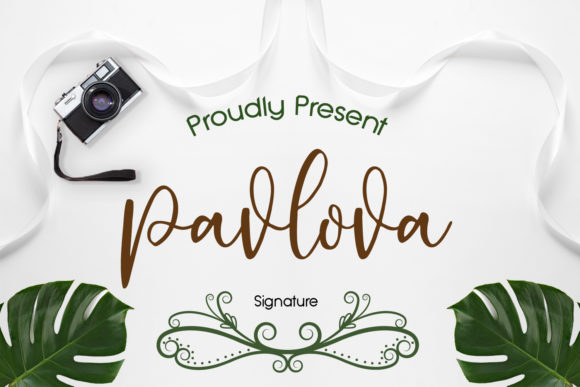 Pavlova Font: Elegant Handwritten Style for Branding