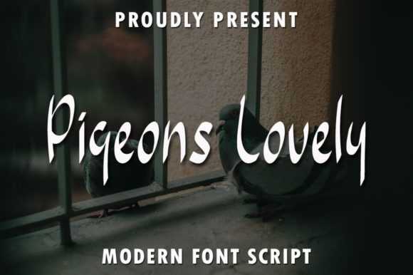 Pigeon Lovely: A Handwritten Font for Makers