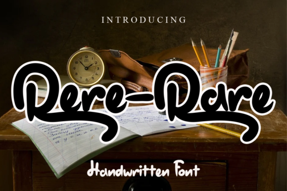 Rere-Rare: A Handwritten Font for Editorial Design