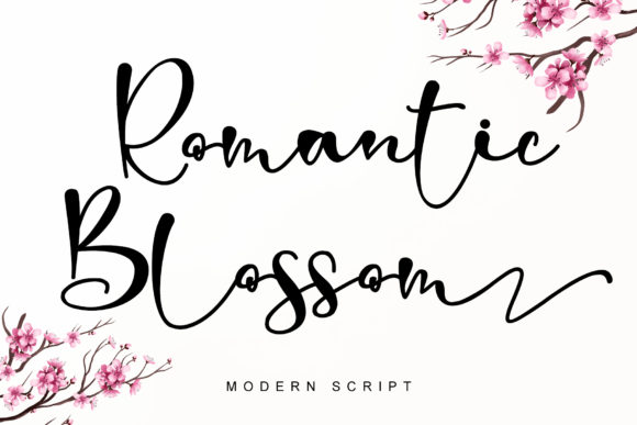 Romantic Blossom: A Script Font for Modern Campaigns