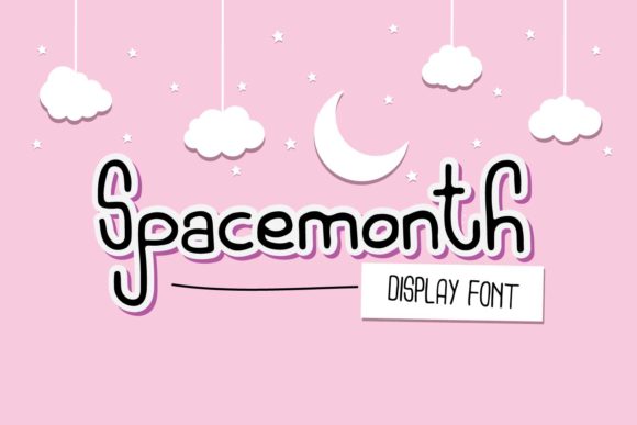Spacemonth: A Handwritten Font for Modern Branding