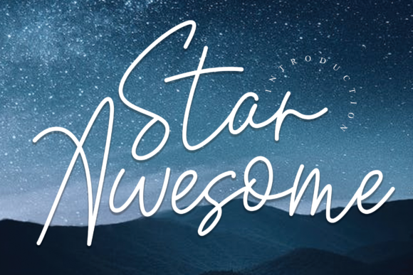 Star Awesome Font: Elevating Brand Identity with Elegant Script