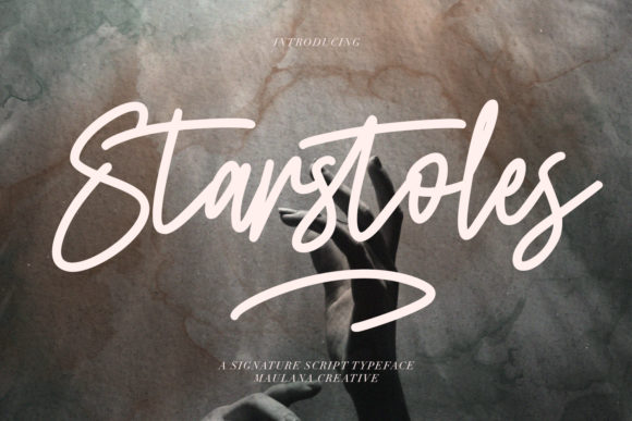 Starstoles Font: Elevating Web Design with Handwritten Style