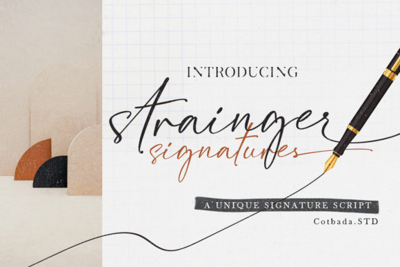 Strainger Signatures: A Refined Script Typeface