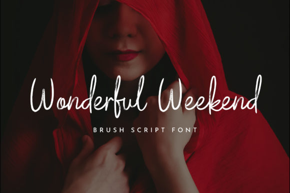 Wonderful Weekend: A Dainty Script Font for Small Business Branding